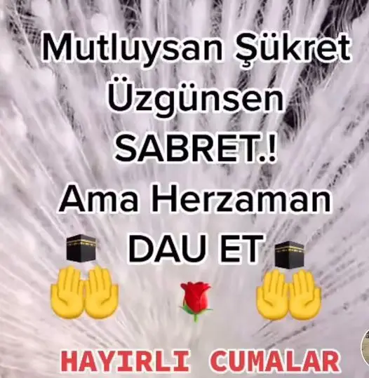 Cumanız mübarek olsun ; Hayırlı cumalar - İnce Zeka